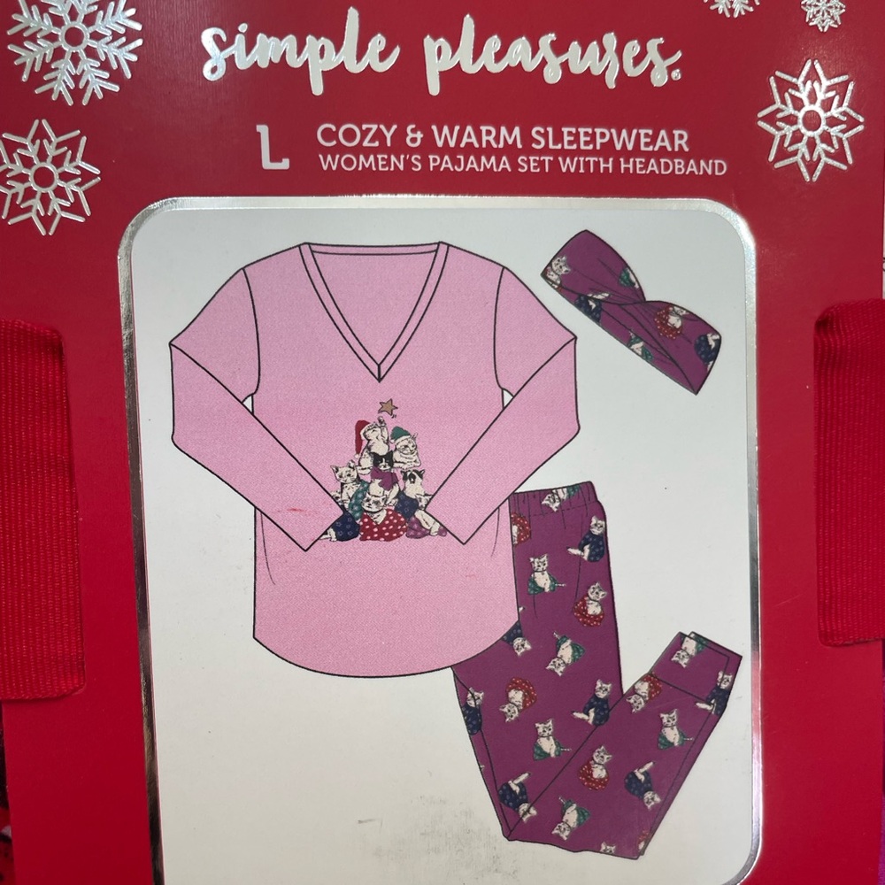 Simple Pleasures Pajama Set Size Large